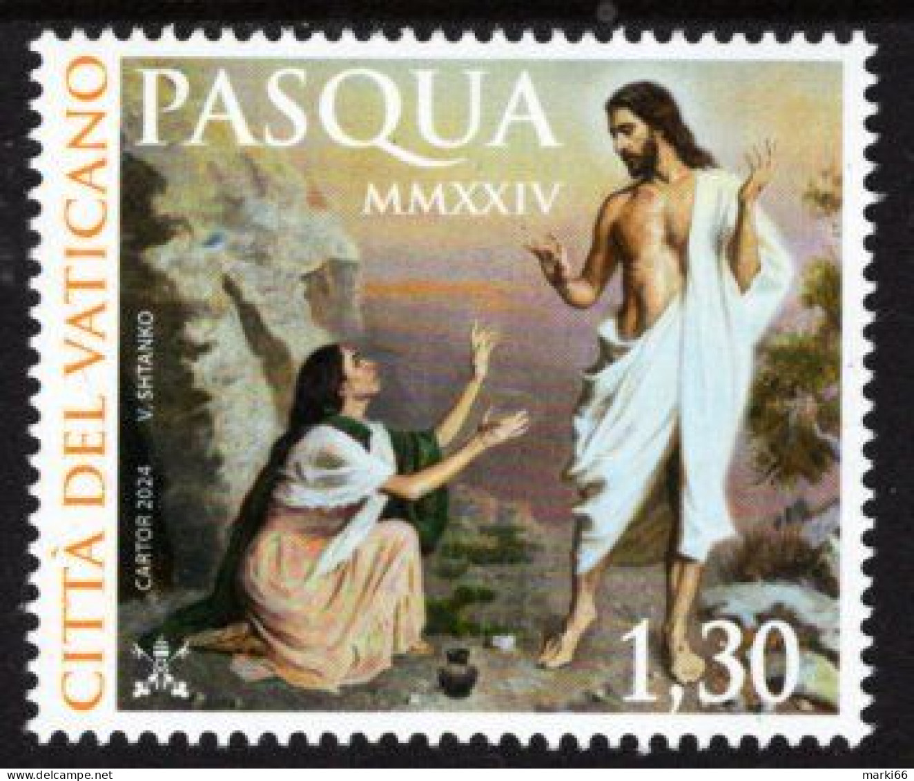 Vatican - 2024 - Easter - Mint Stamp - Ungebraucht