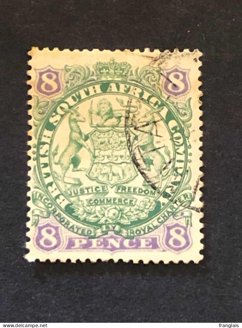 BRITISH SOUTH AFRICA COMPANY RHODESIA SG 34  8d - Zuid-Rhodesië (...-1964)