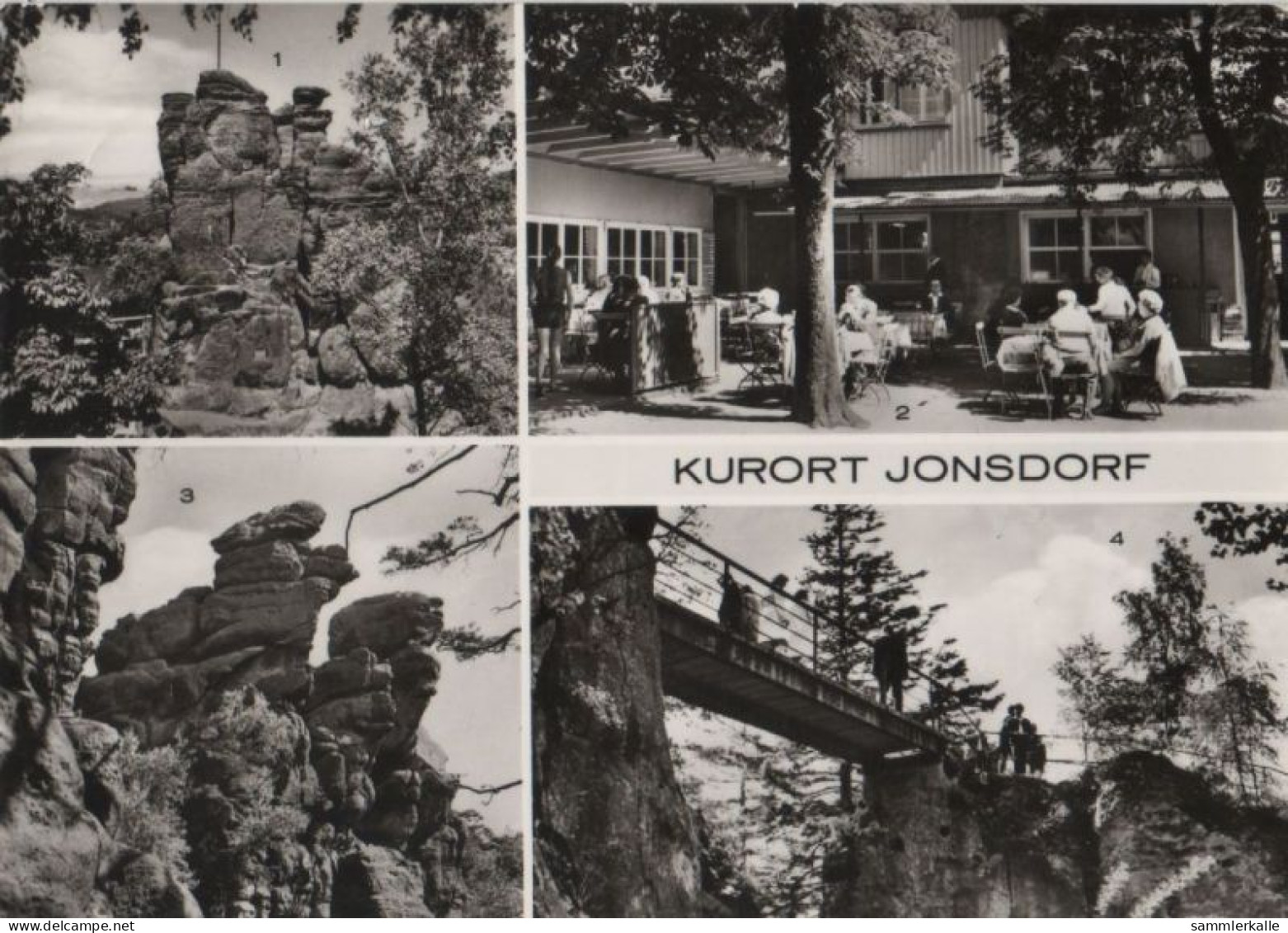 77786 - Jonsdorf - U.a. Gaststätte Nonnenfelsen - 1980 - Jonsdorf