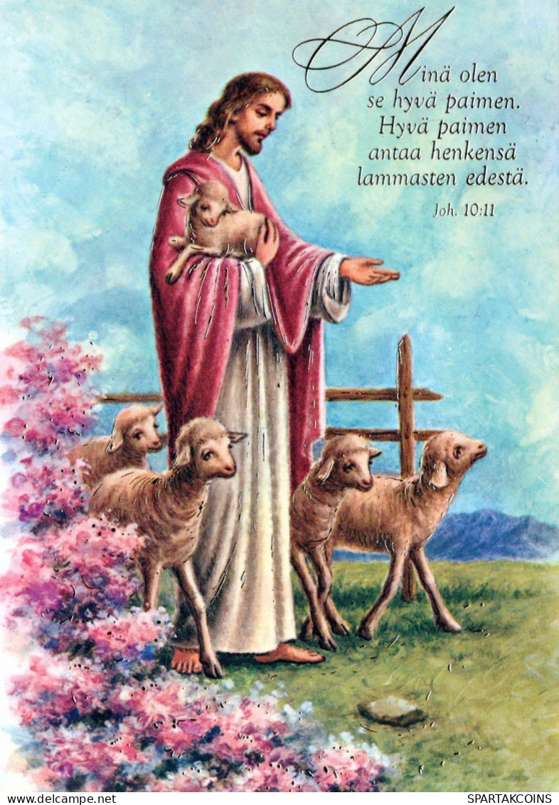 JESUS CHRIST Christianity Religion Vintage Postcard CPSM #PBP772.A - Jésus