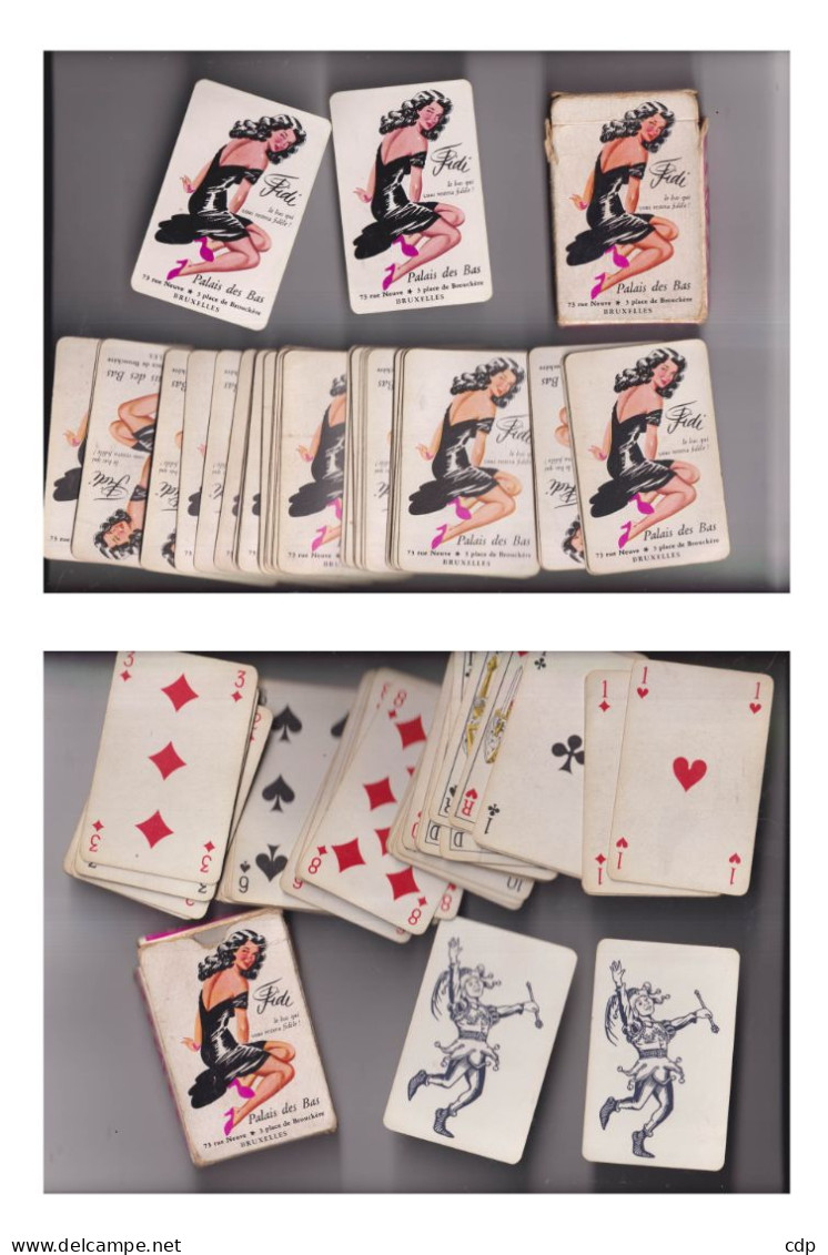 Jeu De Cartes  "palais Des Bas"  Bruxelles - Autres & Non Classés