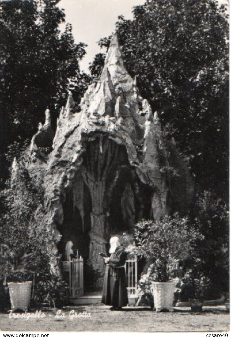 ITALIA - TRESIGALLO (ferrara) - La Grotta Del Sanatorio, Animata Viag.1957 For Grande - MAR 2024/3-03 - Ferrara