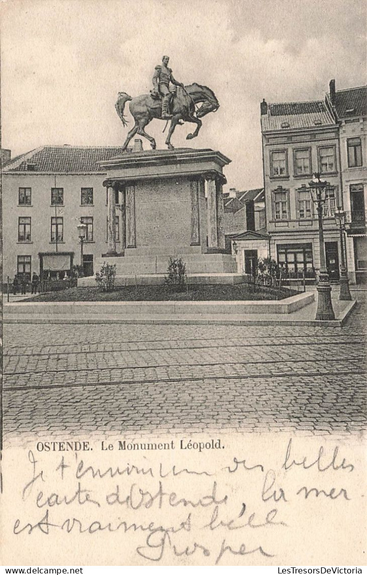 BELGIQUE - Ostende - Vue Sur Le Monument Léopold - Vue Générale Sur Le Monument - Carte Postale Ancienne - Oostende