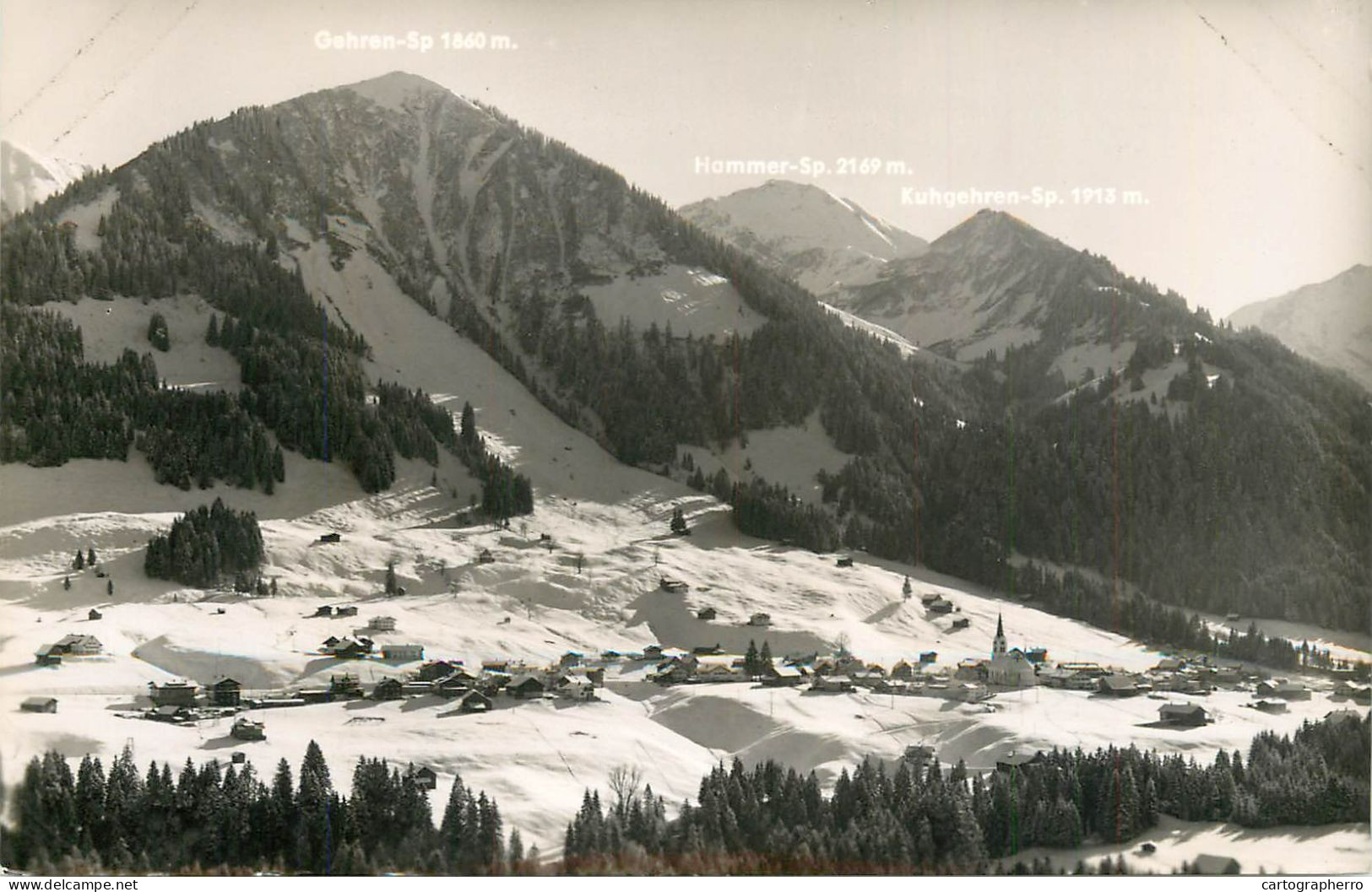 Austria Kleinwalsertal General View Winter Scenery - Kleinwalsertal