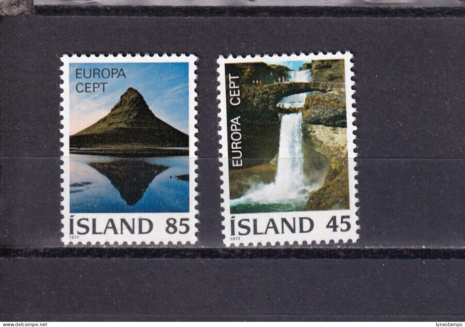 LI03 Iceland Europa (C.E.P.T.) 1977 - Landscapes Mint Stamps Selection - Unused Stamps