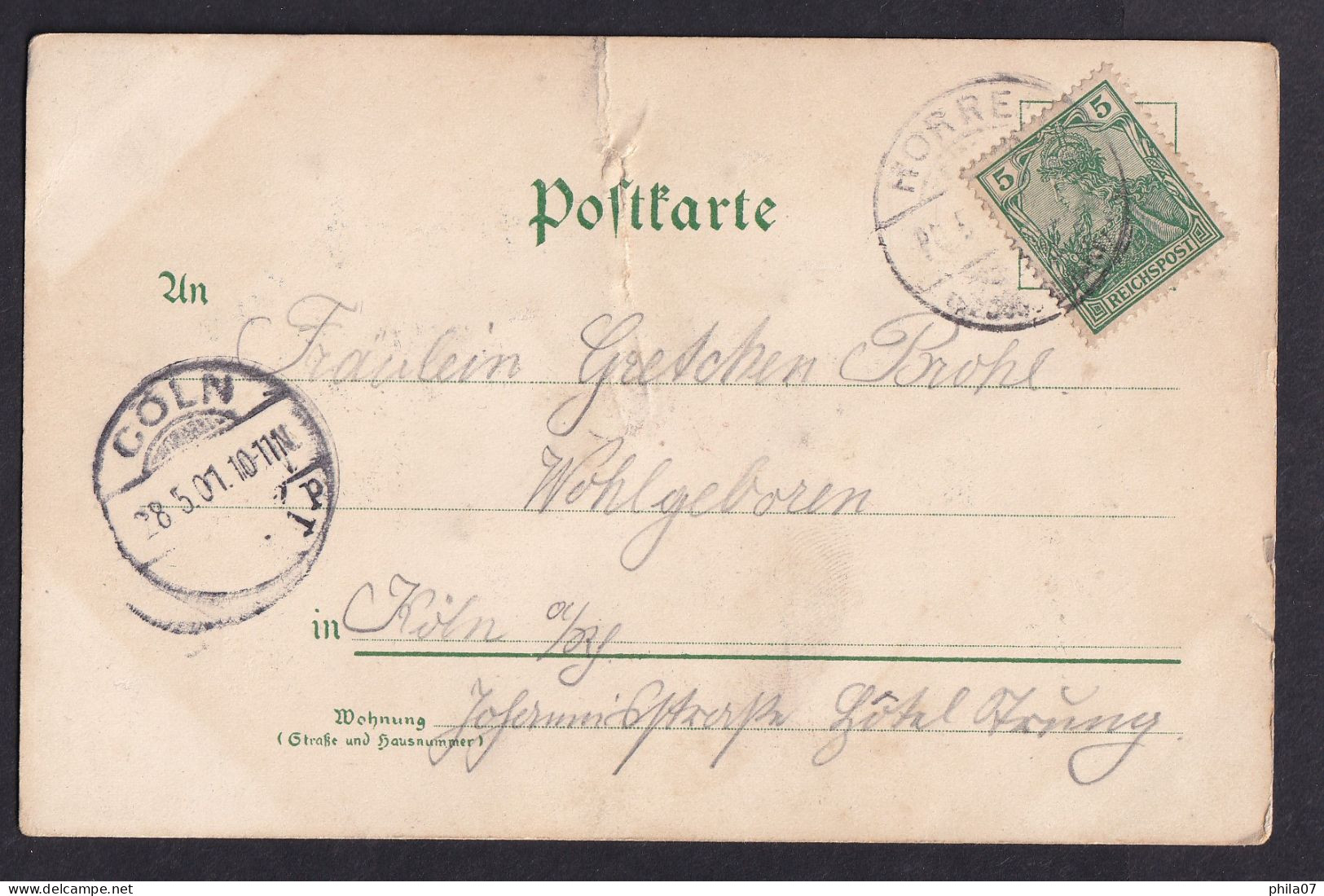 Frohliche Pfingsten! / Year 1901 / Long Line Postcard Circulated, 2 Scans - Pinksteren