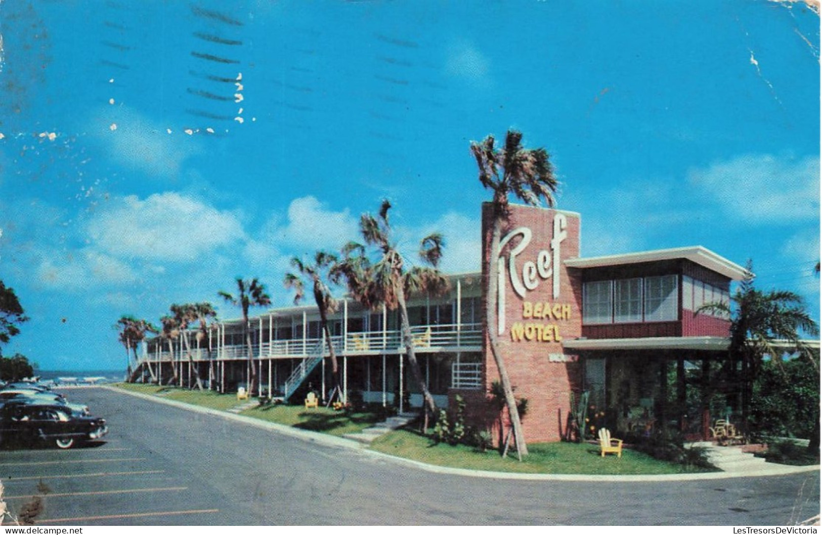 ETATS UNIS - Fla - Daytona Beach - South Atlantic Ave - Reef Beach Colony - Carte Postale - Daytona