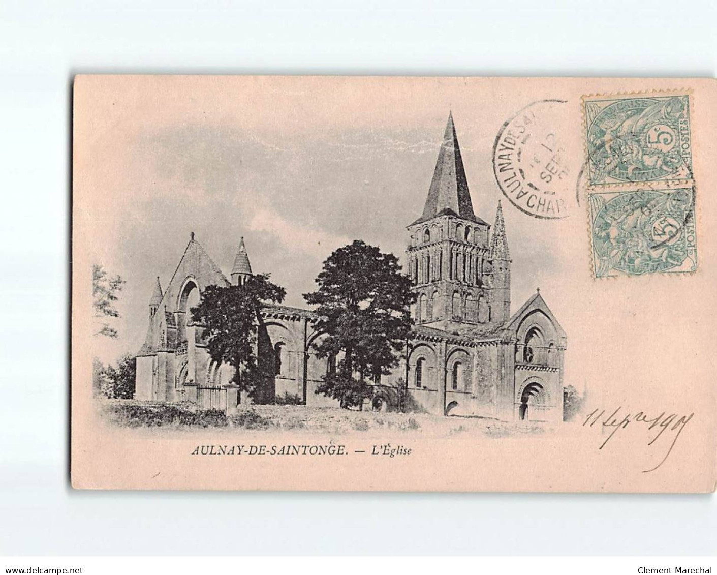 AULNAY SAINTONGE : L'Eglise - état - Aulnay