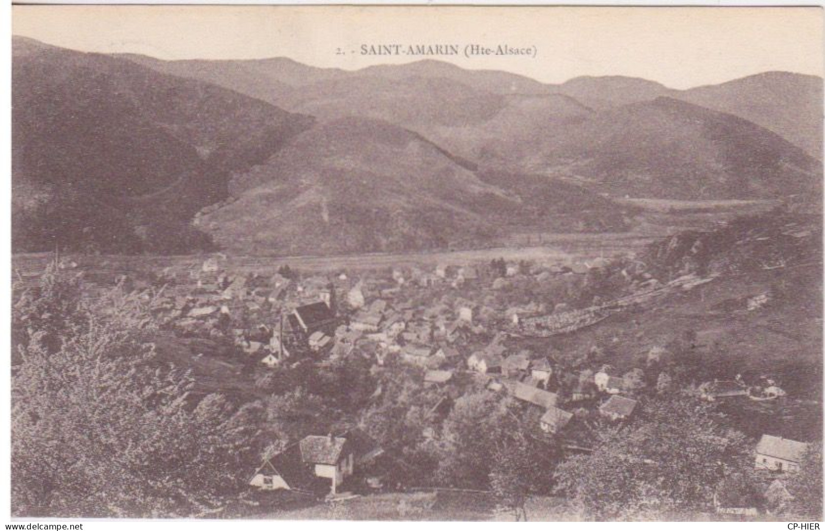 68 - HAUT-RHIN - SAINT AMARIN - VUE GENERALE - Saint Amarin