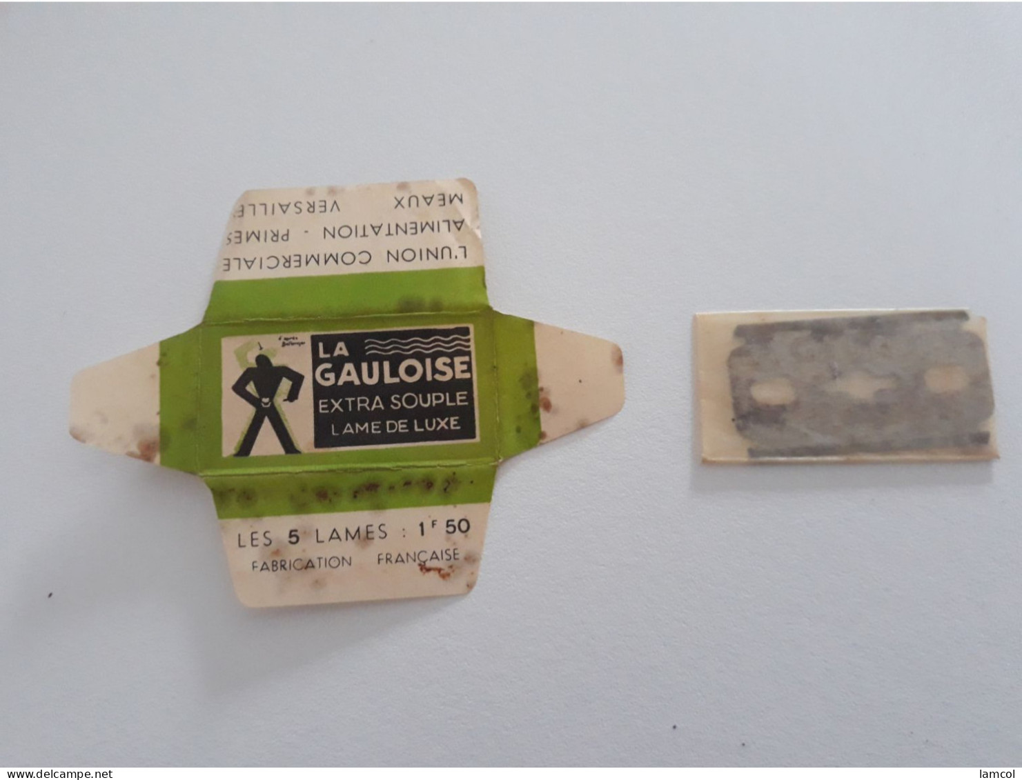 Lame De Rasoir Française LA GAULOISE - French Safety Razor Blade Wrapper - Rasierklingen