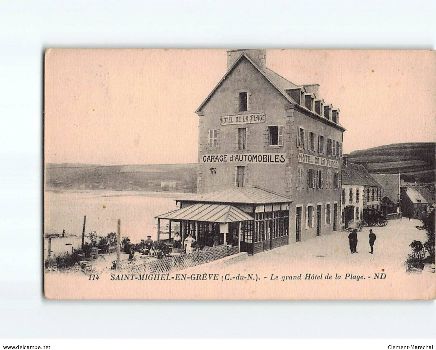 SAINT MICHEL EN GREVE : Le Grand Hôtel De La Plage - Très Bon état - Saint-Michel-en-Grève