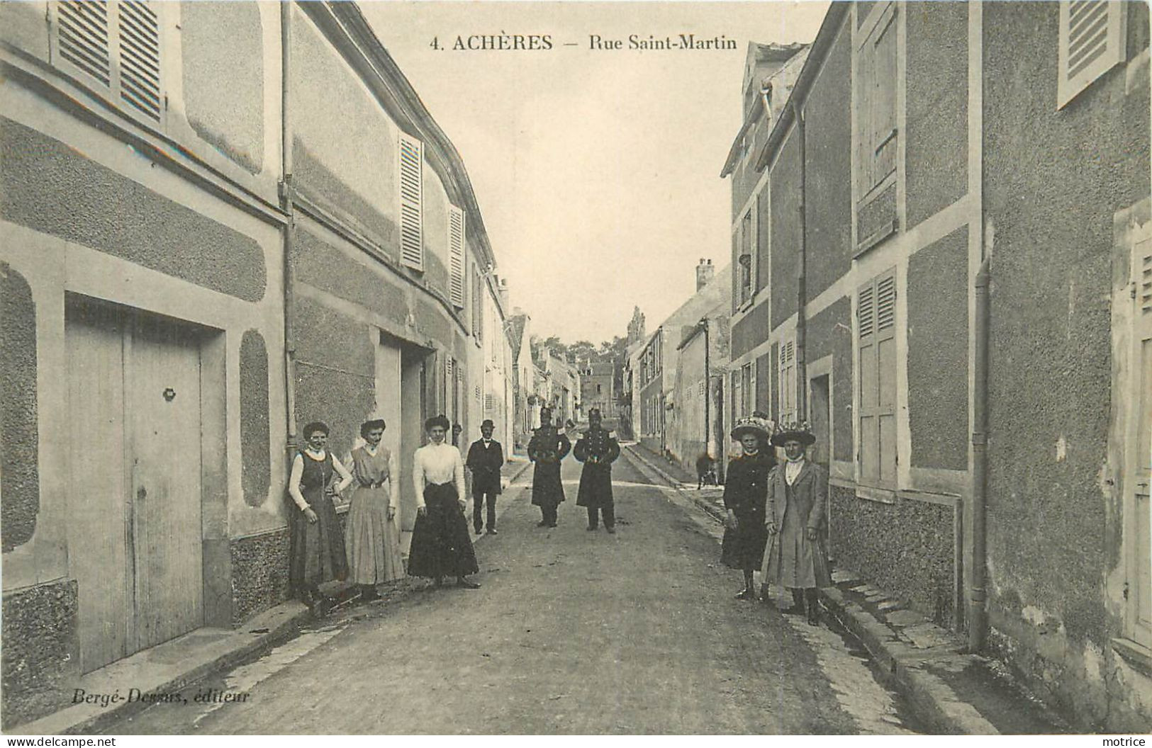 ACHERES - Rue Saint Martin. - Acheres