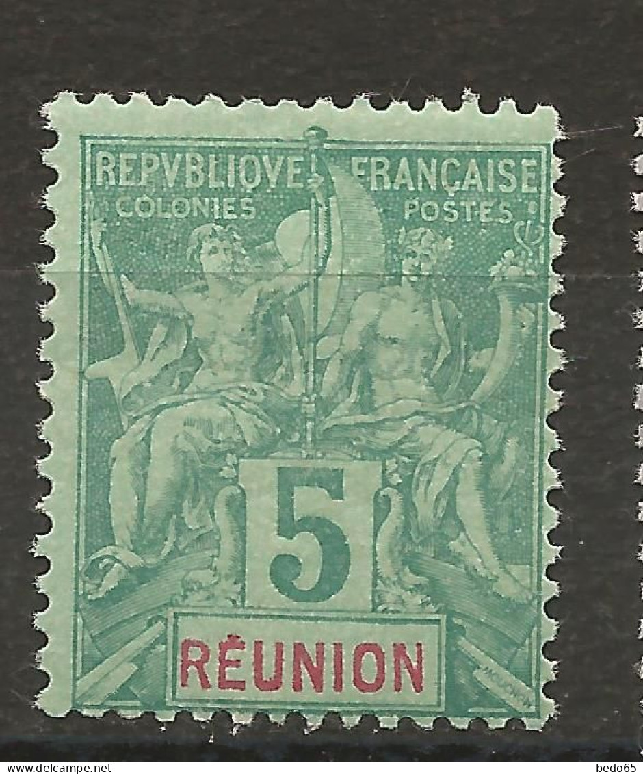 REUNION N° 35 NEUF** LUXE SANS CHARNIERE / Hingeless / MNH - Nuevos