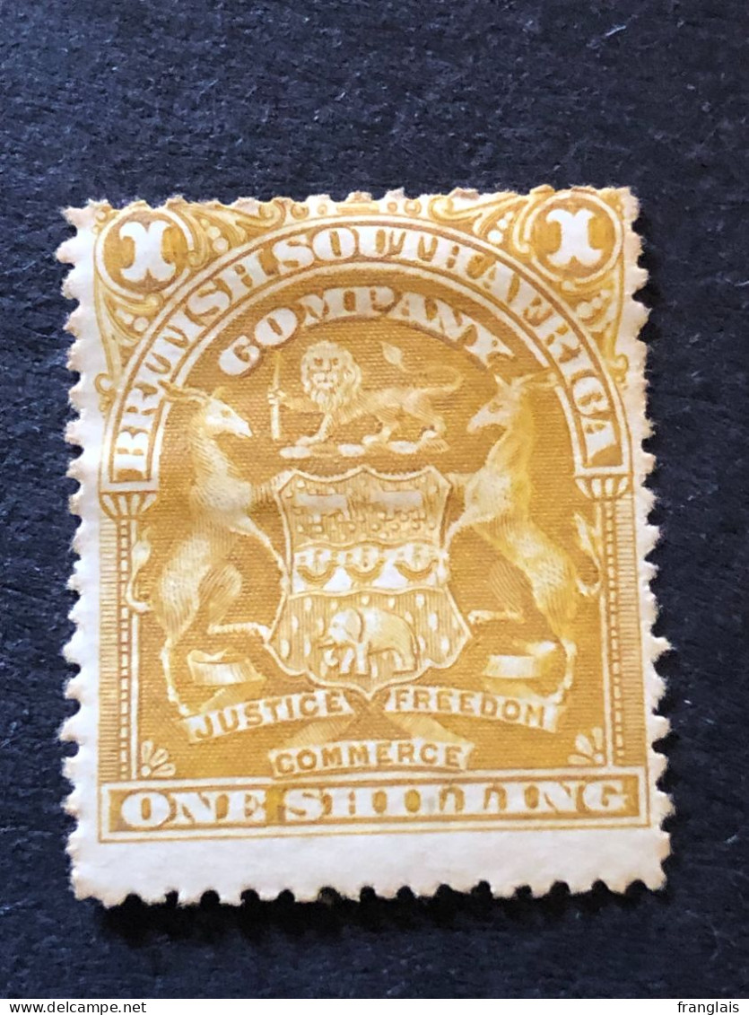 BRITISH SOUTH AFRICA COMPANY RHODESIA SG 84 1s Bistre  MH* - Rhodesia Del Sud (...-1964)