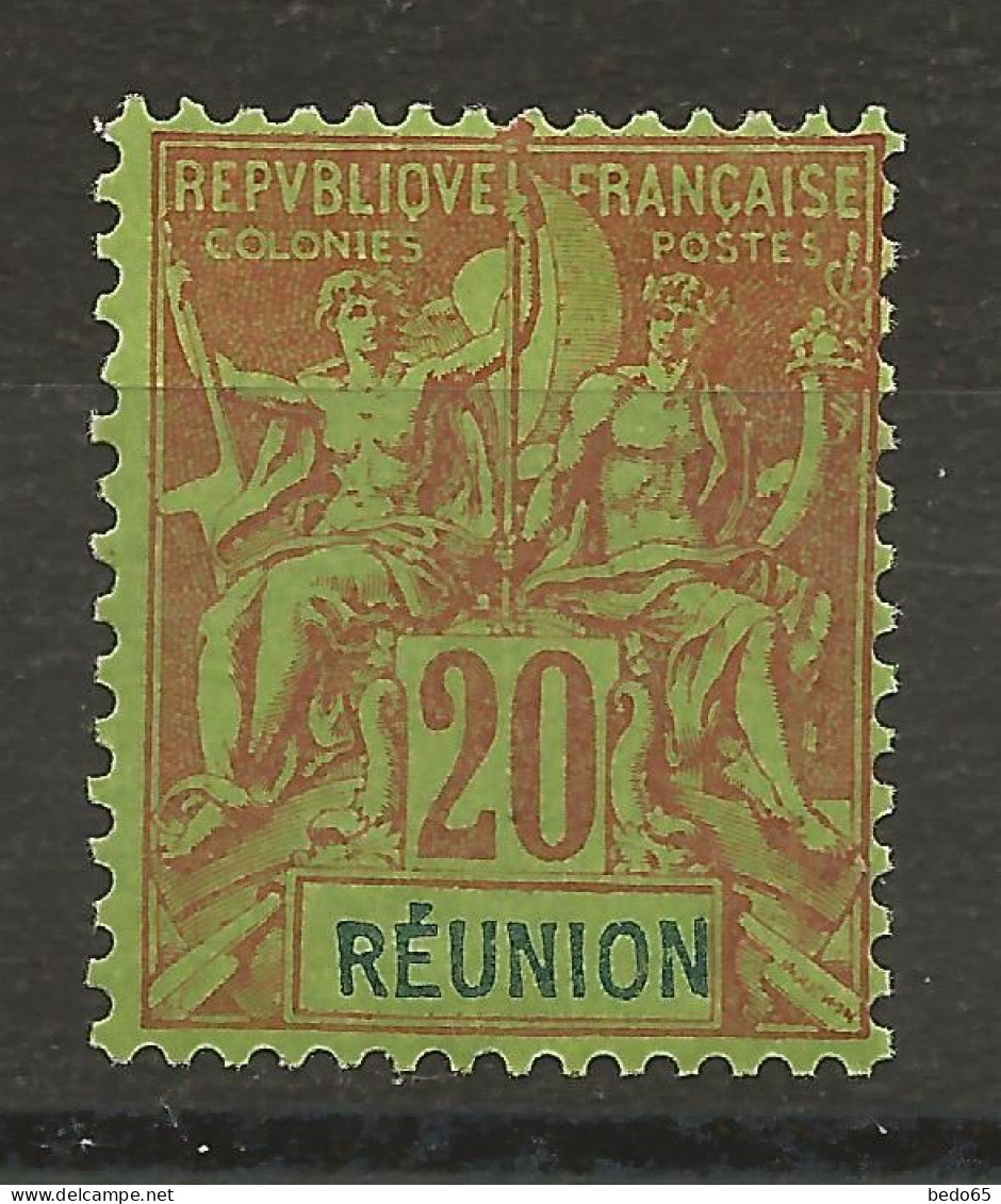 REUNION N° 38 NEUF** LUXE SANS CHARNIERE / Hingeless / MNH - Nuevos