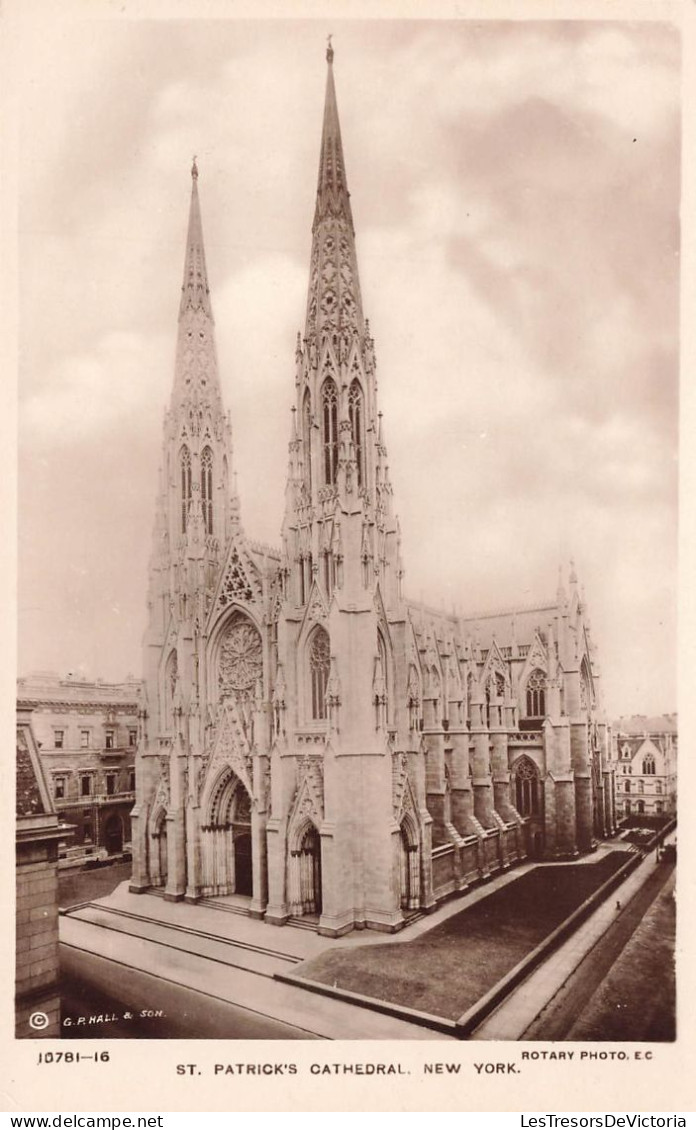 ETATS-UNIS - St Patrick's Cathedral - New York - Rotary Photo Ec - Vue Générale - Carte Postale Ancienne - Otros & Sin Clasificación