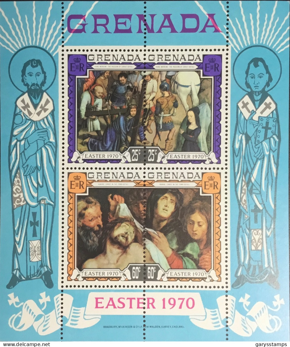 Grenada 1970 Easter Minisheet MNH - Granada (...-1974)