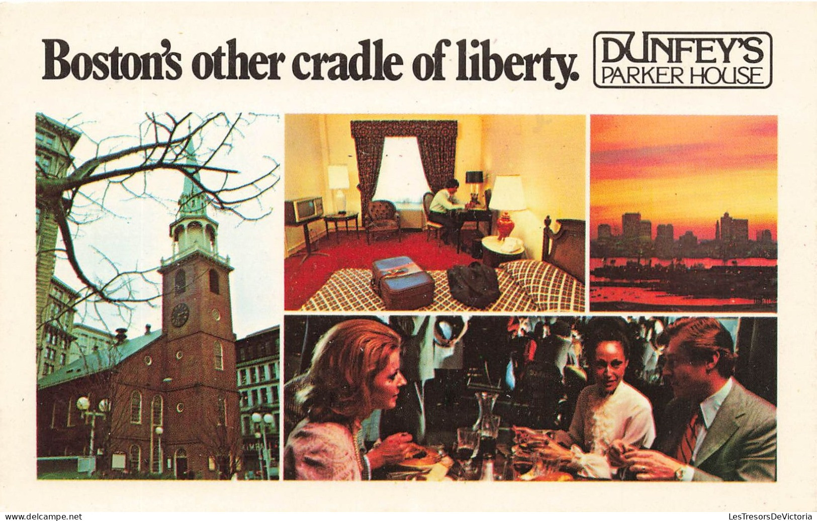 ETATS-UNIS - Dunfey's Parker House - Tremont And School Streets - Boston Massuchesets - Carte Postale Ancienne - Boston