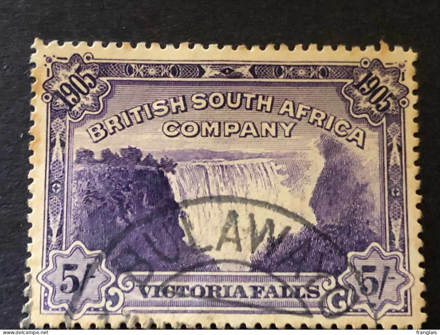 BRITISH SOUTH AFRICA COMPANY RHODESIA SG 99  5s Violet  FU - Rhodésie Du Sud (...-1964)
