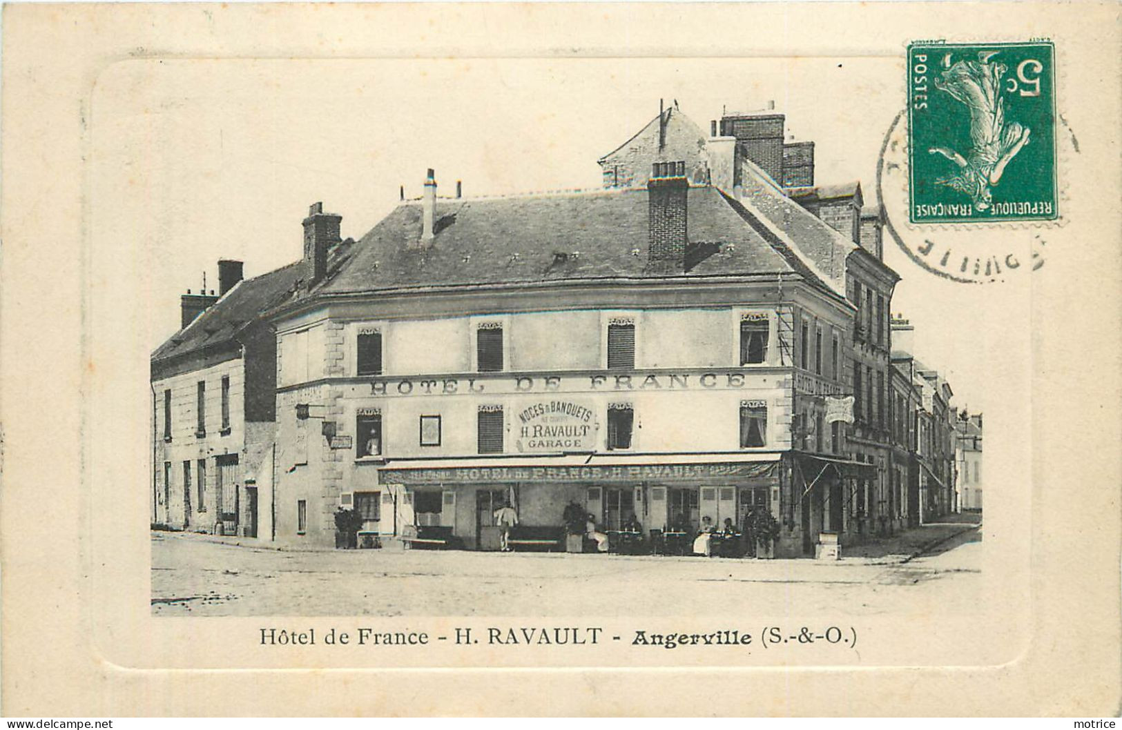 ANGERVILLE - Hôtel De France, H. Ravault. - Angerville