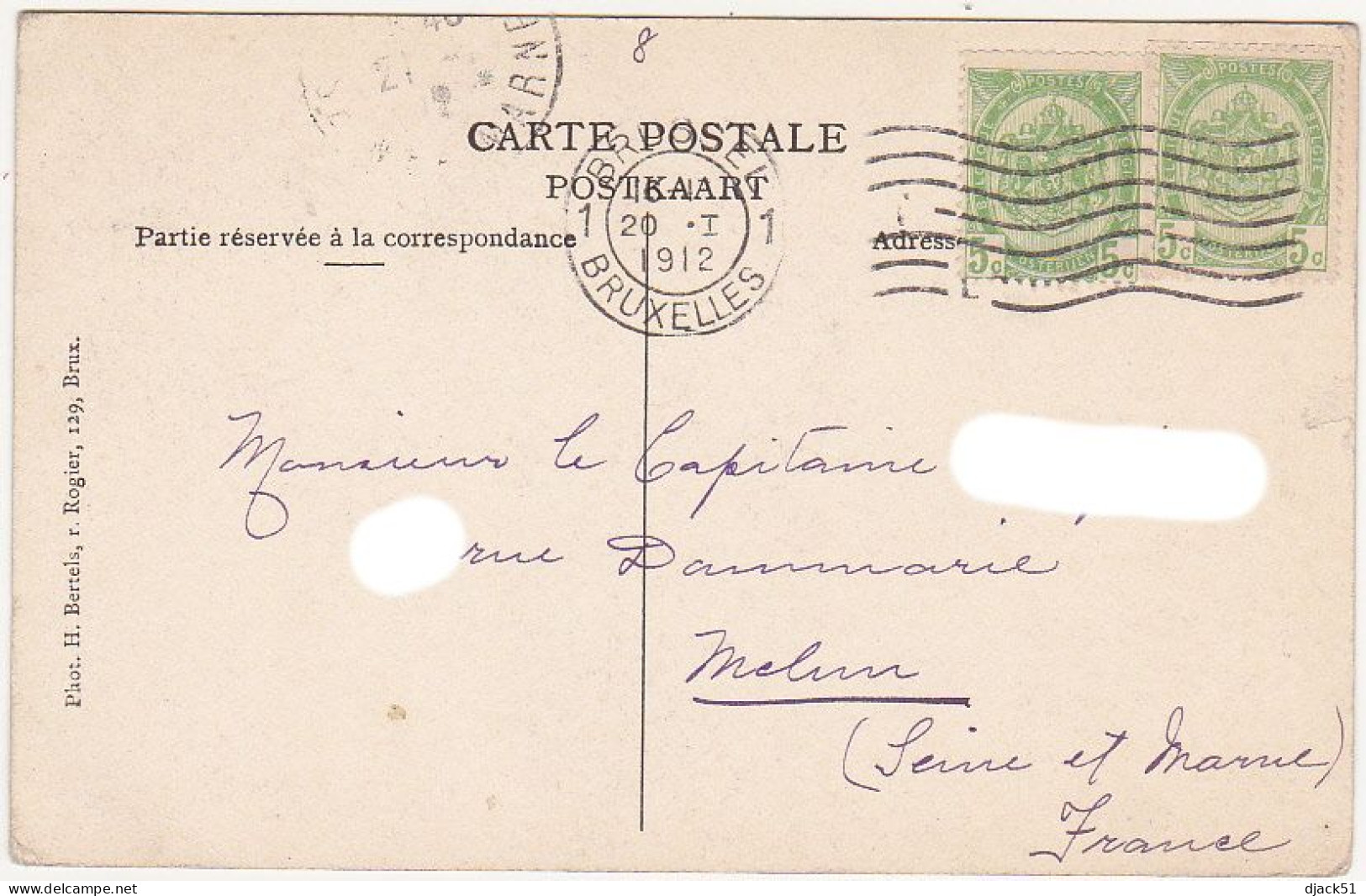 Belgique / Basse-Wavre - La Diane Dans Le Parc - 1912 - Oostende
