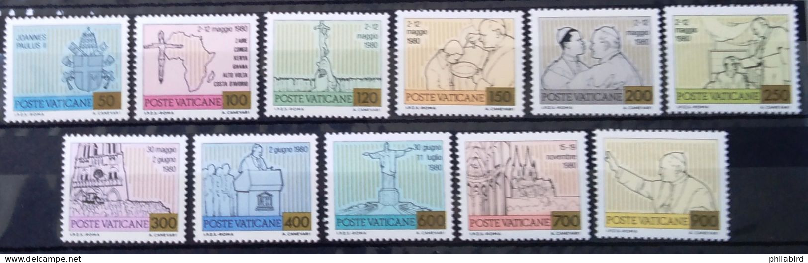 VATICAN                          N° 715/725                          NEUF** - Unused Stamps