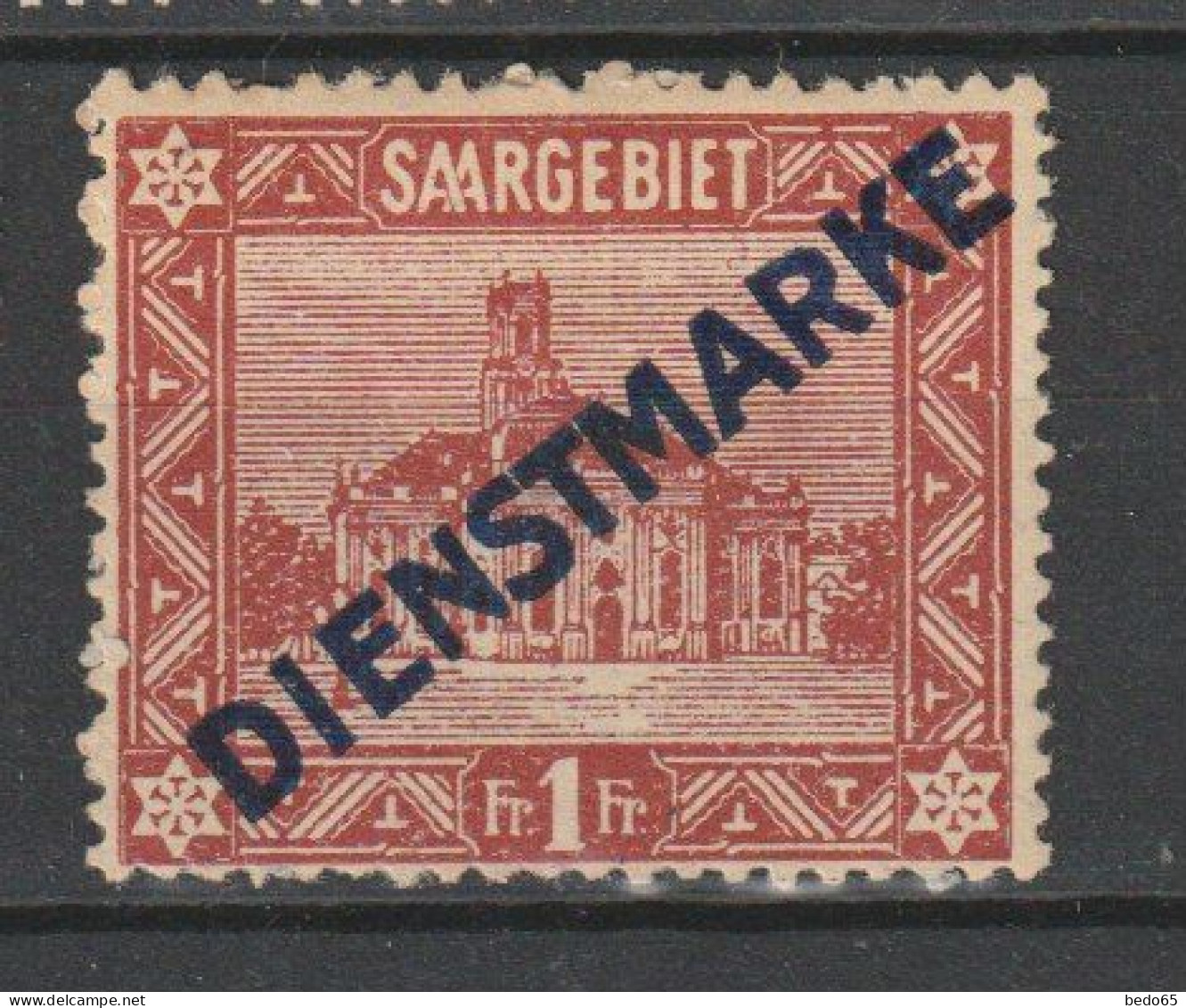 SARRE TAXE YVERT N° 15 / MAURY N° 15 TYPE 1  NEUF* TB - Nuovi