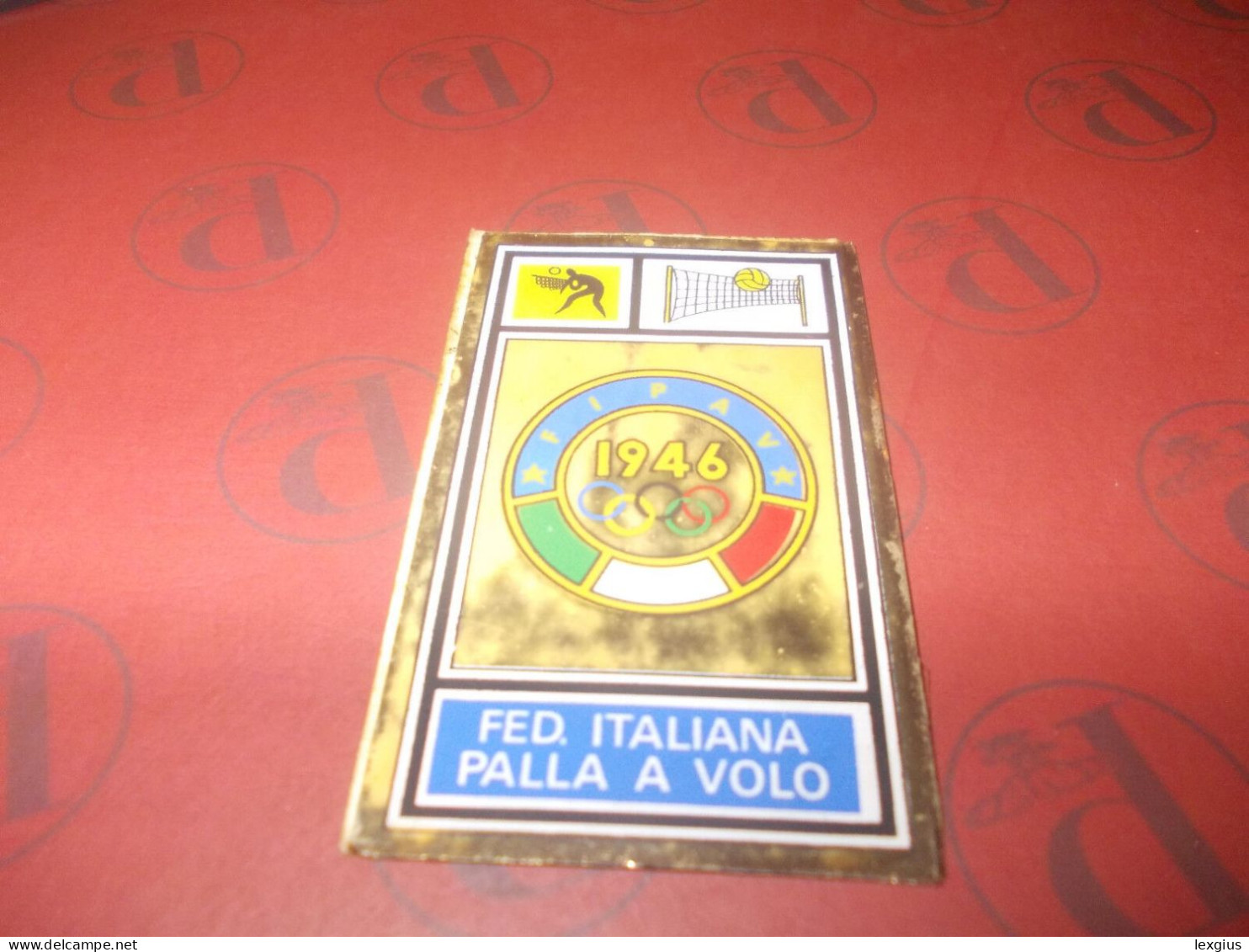 Scudetto PALLAVOLO FIPAV Nuovo + 9 VELINE  Album Figurine CAMPIONI SPORT 1969/70 - Edizione Italiana