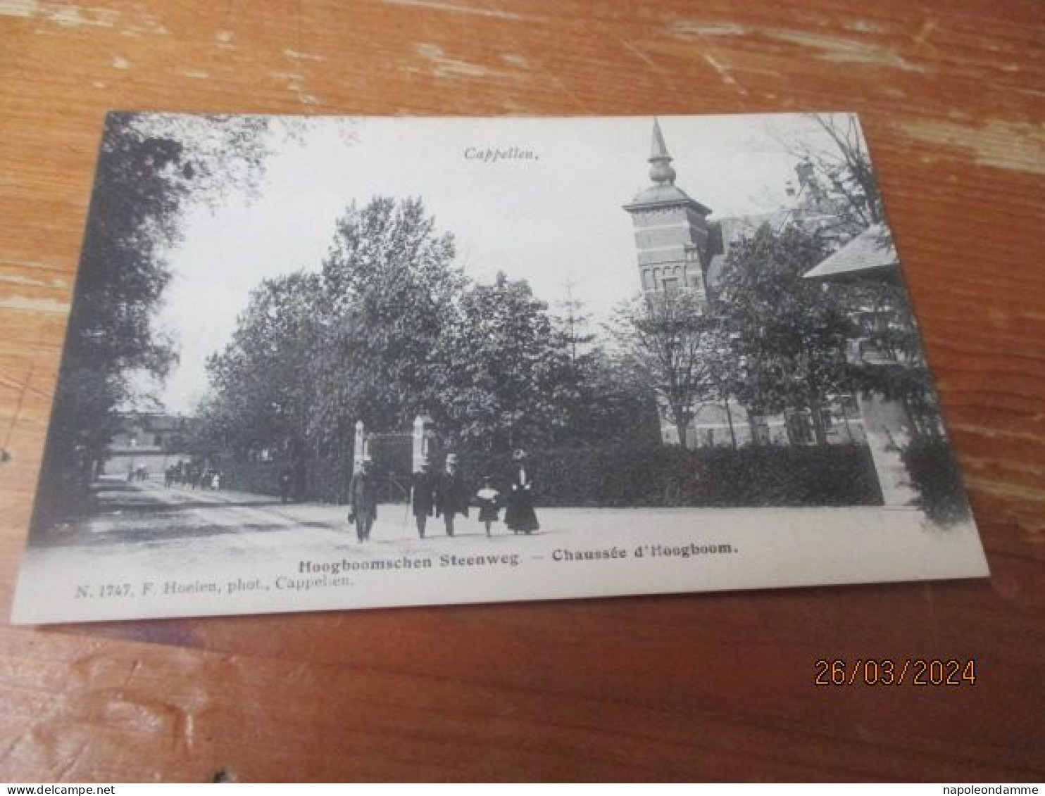 Kapellen, Hoogboomschen Steenweg, Edit F Hoelen Nr 1747 - Kapellen