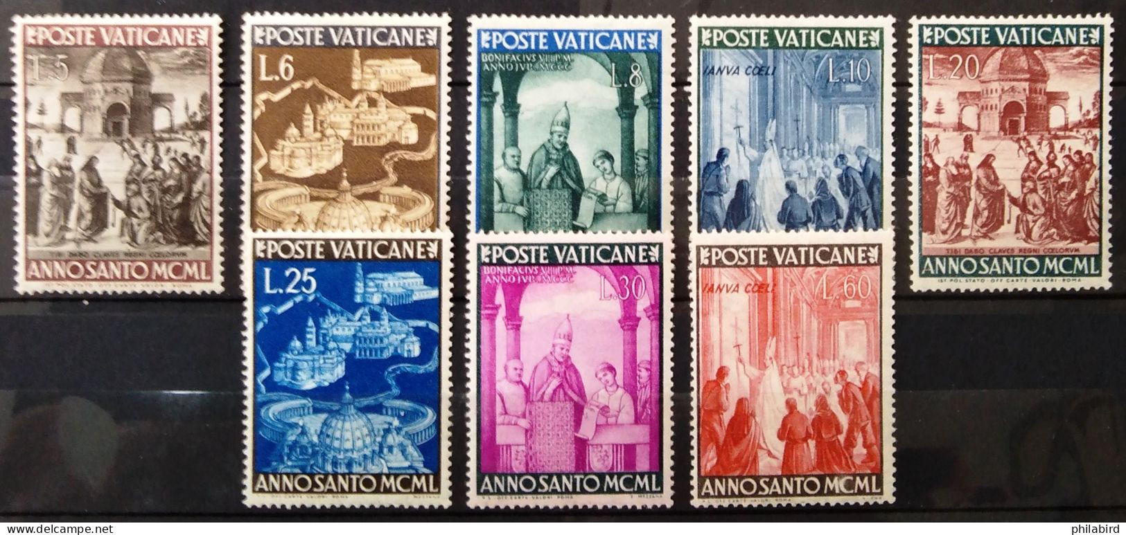 VATICAN                          N° 150/157                          NEUF* - Unused Stamps