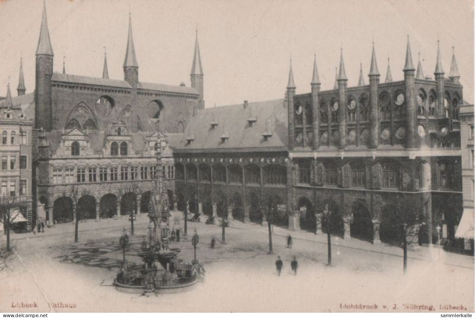 70938 - Lübeck - Rathaus - Ca. 1925 - Lübeck