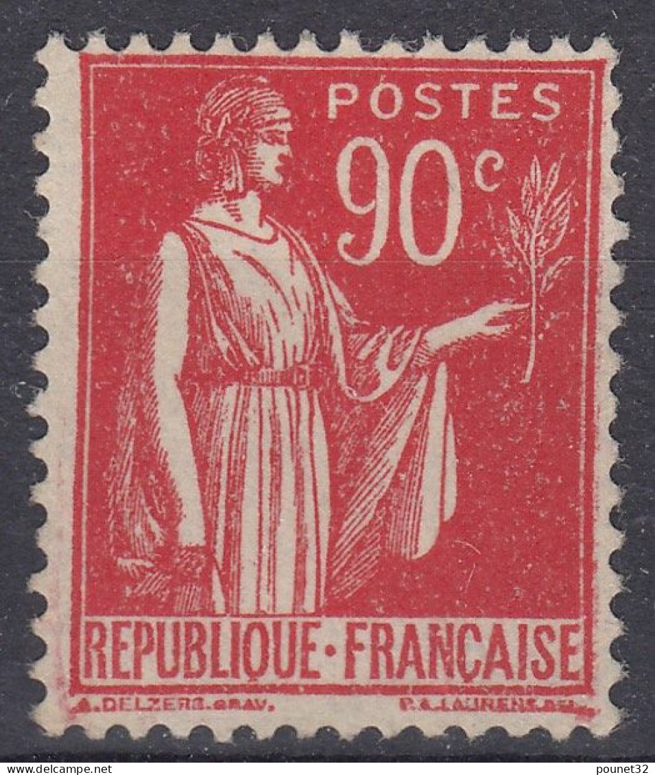 TIMBRE FRANCE TYPE PAIX 90c N° 285 NEUF (**) GOMME NON D'ORIGINE SANS CHARNIERE - 1932-39 Paz