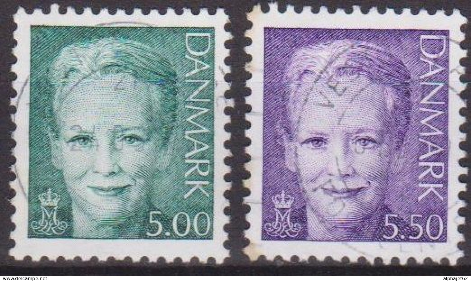 Effigie De La Reine Margrethe II - DANEMARK - Série Courante - N° 1246-1248 - 2000 - Oblitérés