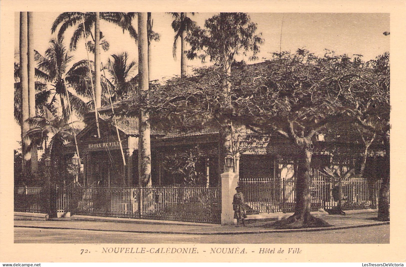 NOUVELLE CALEDONIE - Hotel De Ville - Noumea - Carte Postale Ancienne - Nieuw-Caledonië