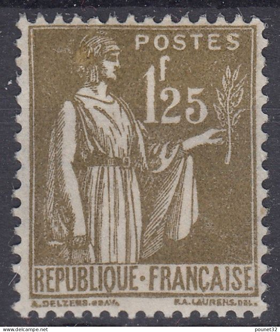 TIMBRE FRANCE TYPE PAIX 1F25 N° 287 NEUF (**) GOMME NON D'ORIGINE SANS CHARNIERE - 1932-39 Paz