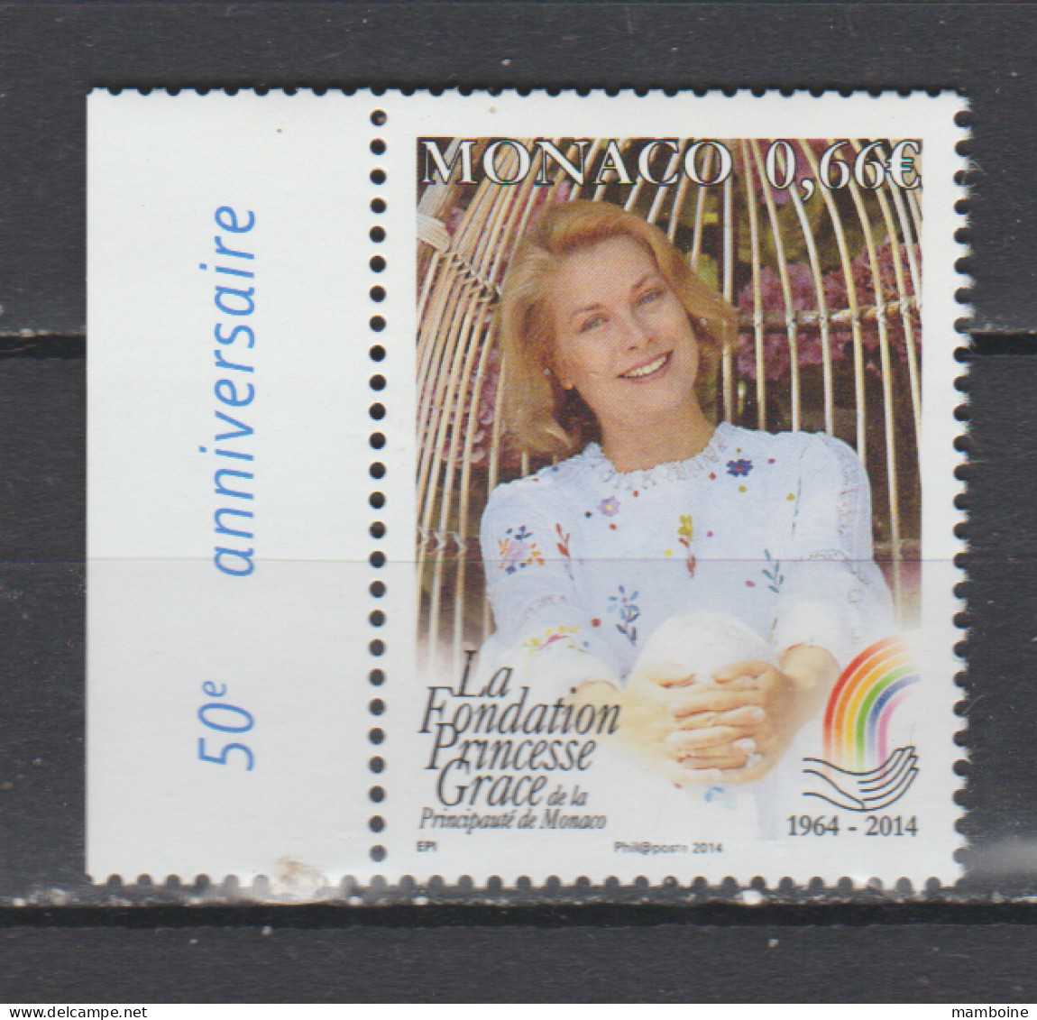 Monaco  2014    N° 2919  Neuf X X  MNH   Fondation Pr.Gace - Unused Stamps