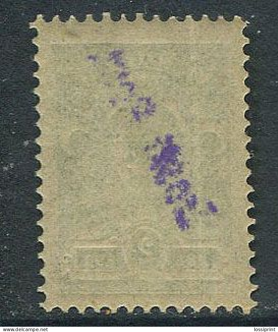 Estonia:Unused Overprinted Russian 2 Kop Stamp Eesti Post, Tallinn, Reval, 1919, MNH - Estland