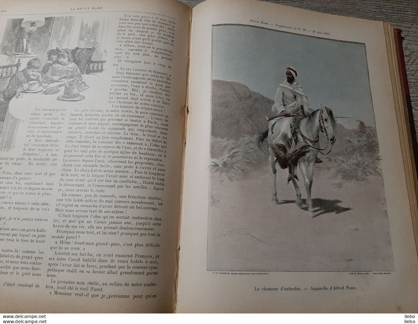 la revue mame 1894-95 illustré job  vuillier métivet chasse pêche marine histoire militaire animaux 52 numéros