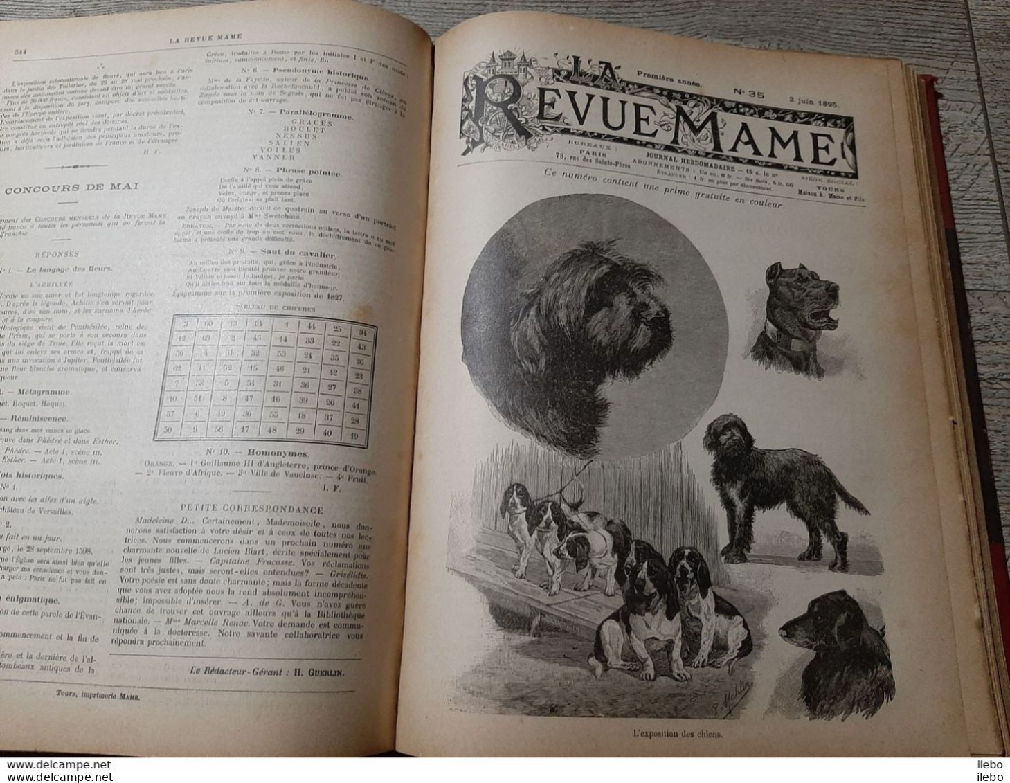 la revue mame 1894-95 illustré job  vuillier métivet chasse pêche marine histoire militaire animaux 52 numéros