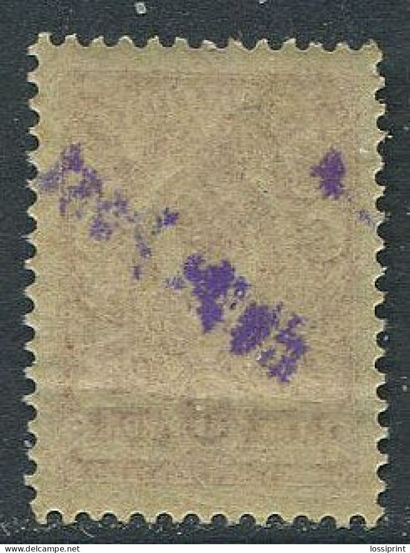 Estonia:Unused Overprinted Russian 3 Kop Stamp Eesti Post, Tallinn, Reval, 1919, MNH - Estland