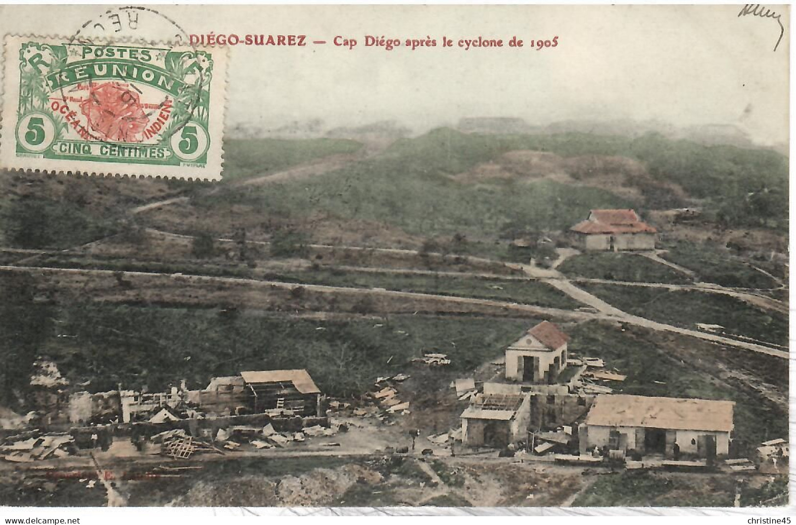 DIEGO SUAREZ    CAP DIEGO APRES LE CYCLONE DE 1905 - Madagascar