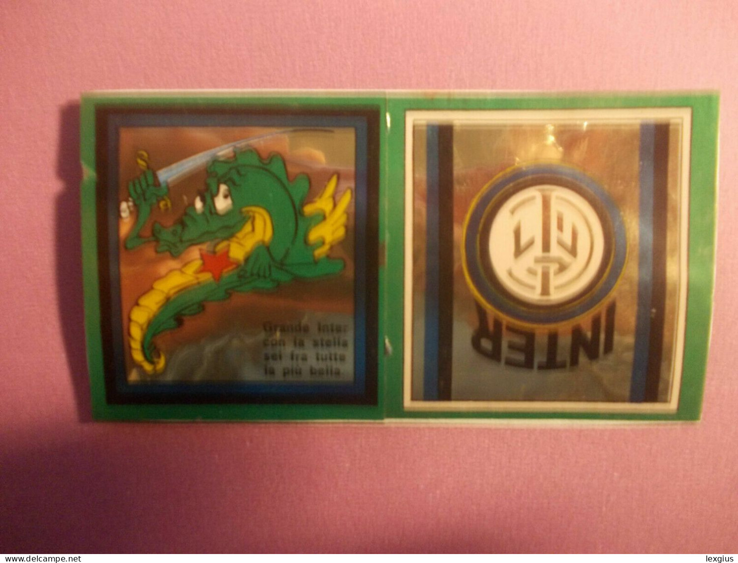 LOTTICINO 3 FIGURINE INTER CALCIATORI 1969-70 ESAURITE ALLA PANINI - Edizione Italiana