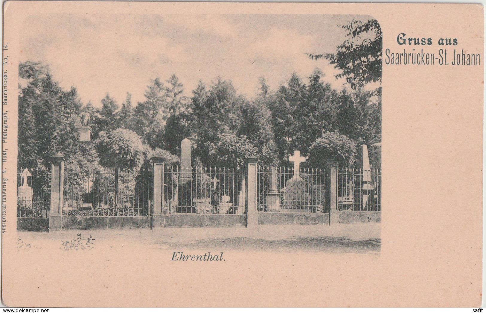 AK Gruß Aus Saarbrücken - St. Johann, Ehrenthal Um 1900 - Saarbrücken