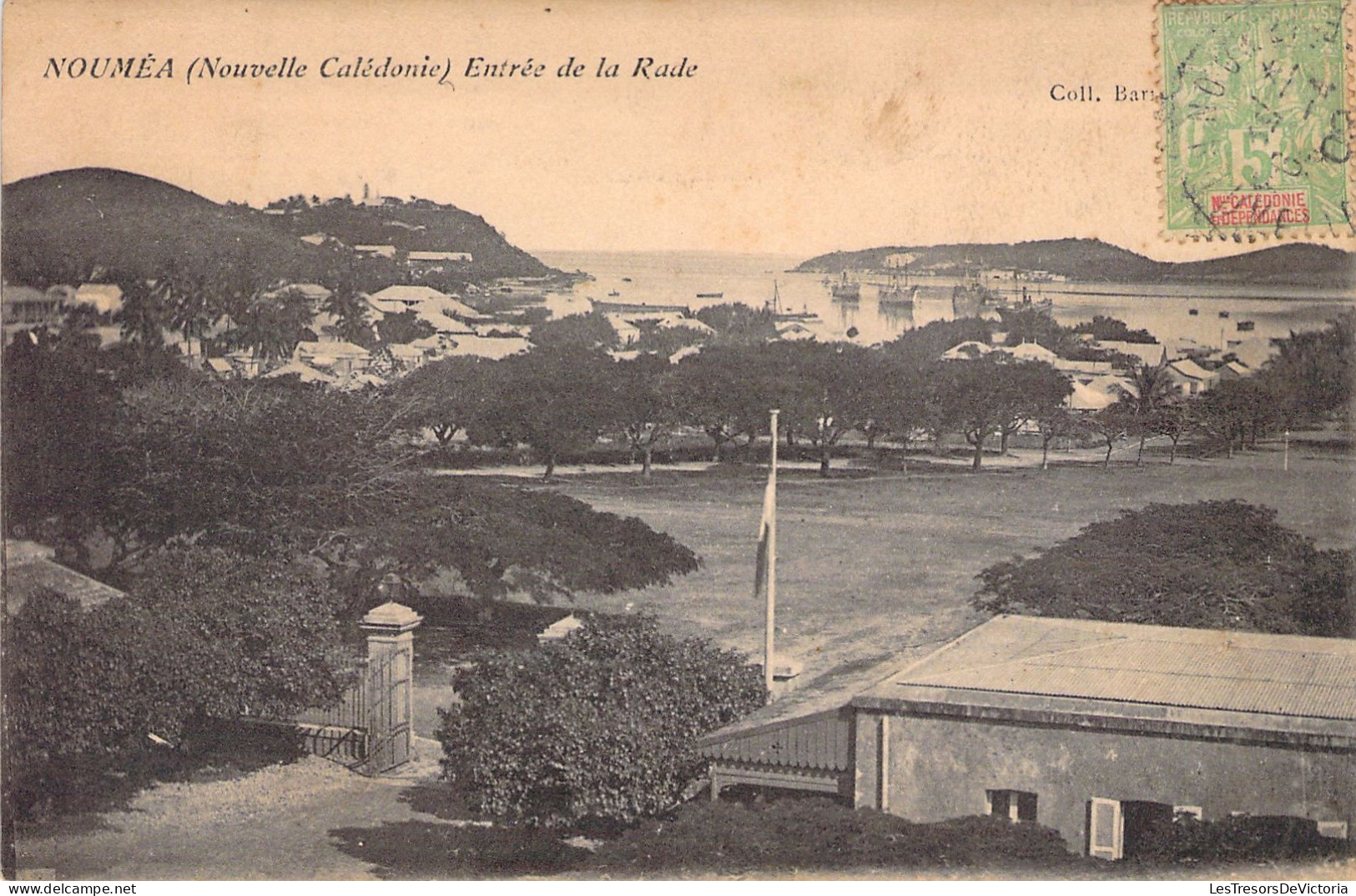 NOUVELLE CALEDONIE - NOUMEA - Noumea - Entrée De La Rade  - Carte Postale Ancienne - Nuova Caledonia