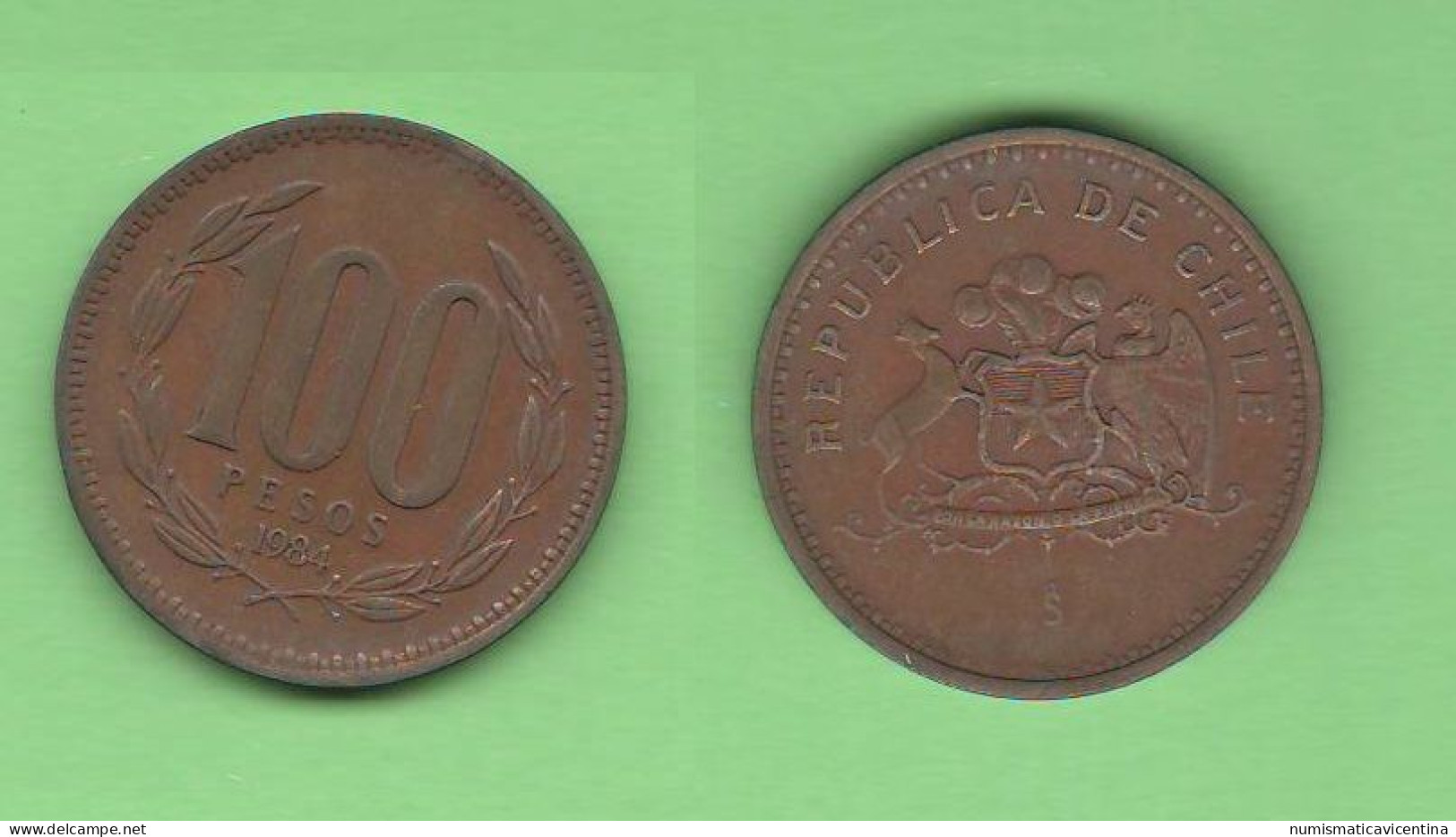 Chile Cile 100 Pesos 1984 - Cile