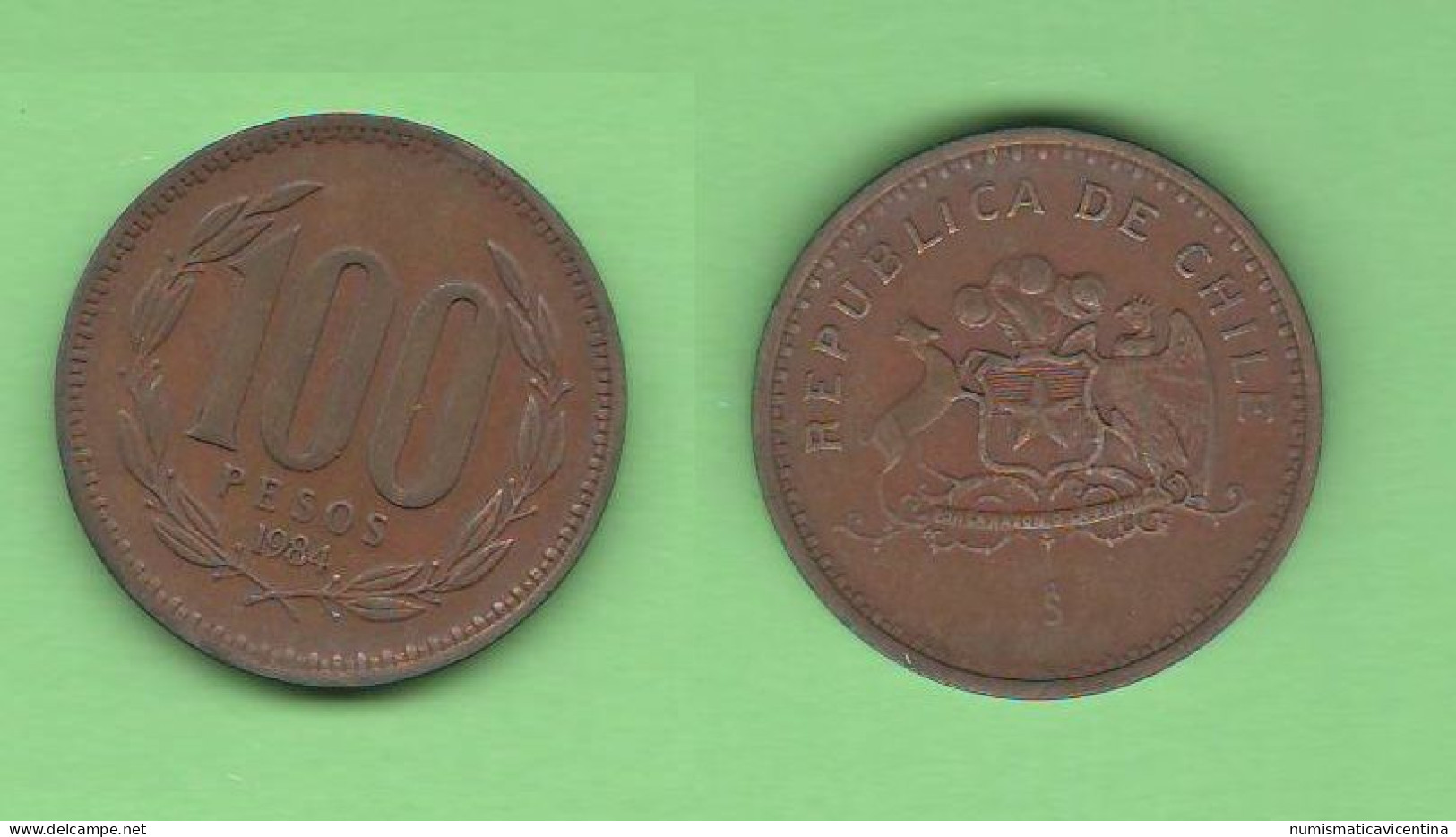 Chile Cile 100 Pesos 1984 - Chile