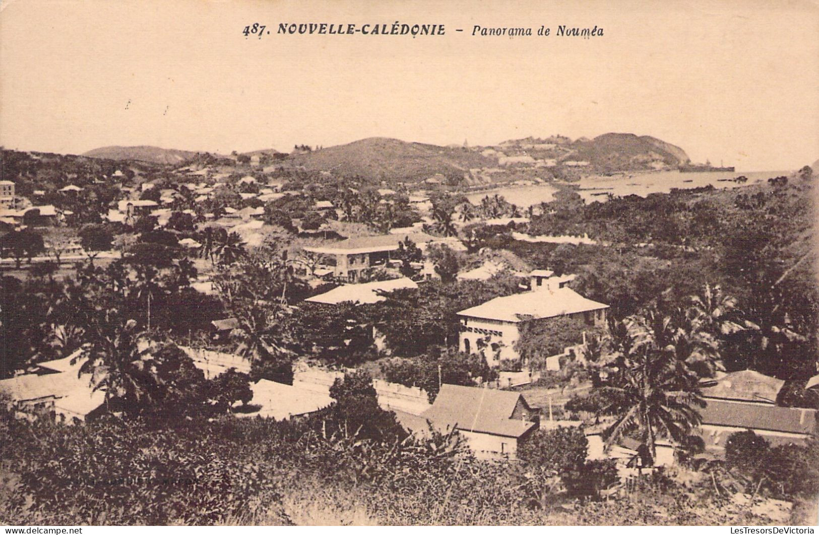 NOUVELLE CALEDONIE - NOUMEA - Panorama De Noumea  - Carte Postale Ancienne - Nieuw-Caledonië