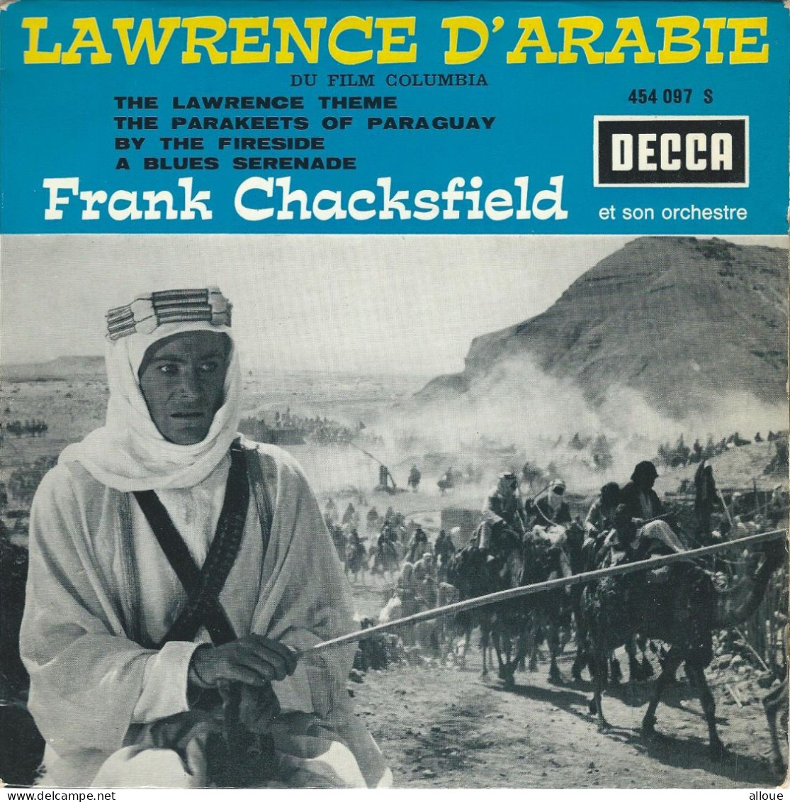 LAWRENCE D'ARABIE DU FILM COLUMBIA - FRANK CHACKSFIELD ET SON ORCHESTRE -FR EP - - Musique De Films