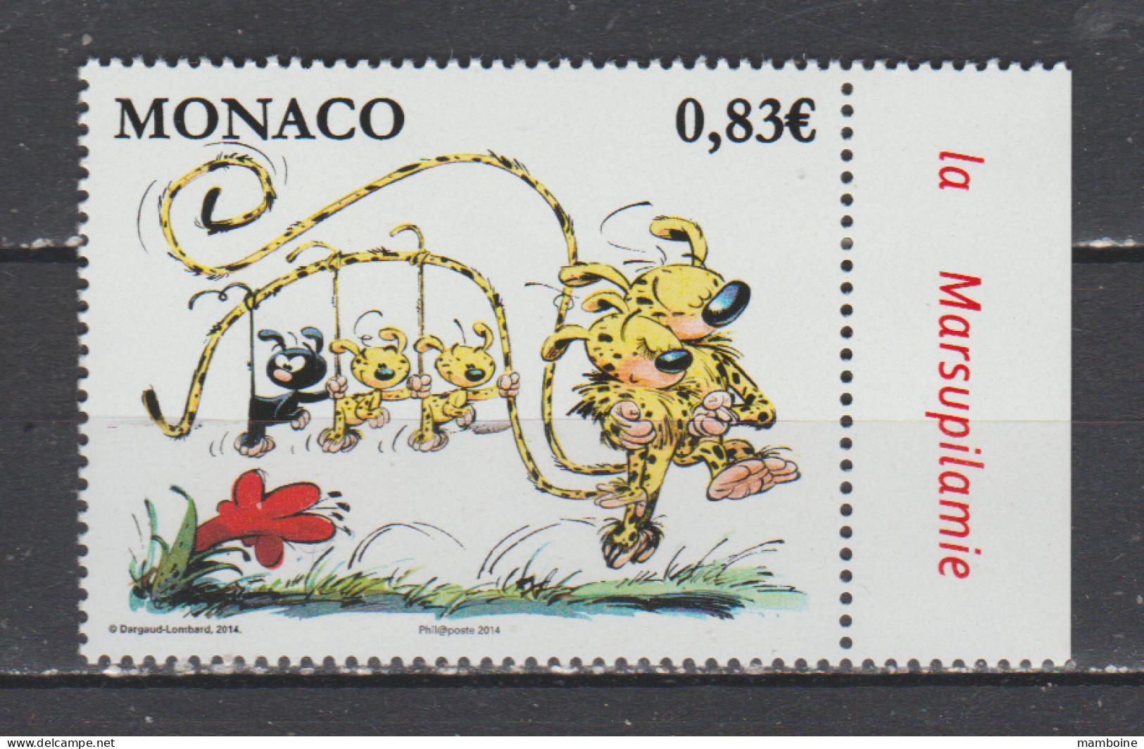 Monaco  2014    N° 2921neuf X X  MNH   Marsupilami - Unused Stamps