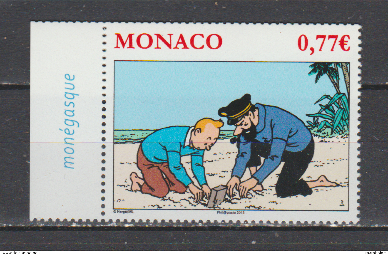 Monaco  2012    N° 2850 Neuf X X  MNH  TINTIN - Unused Stamps